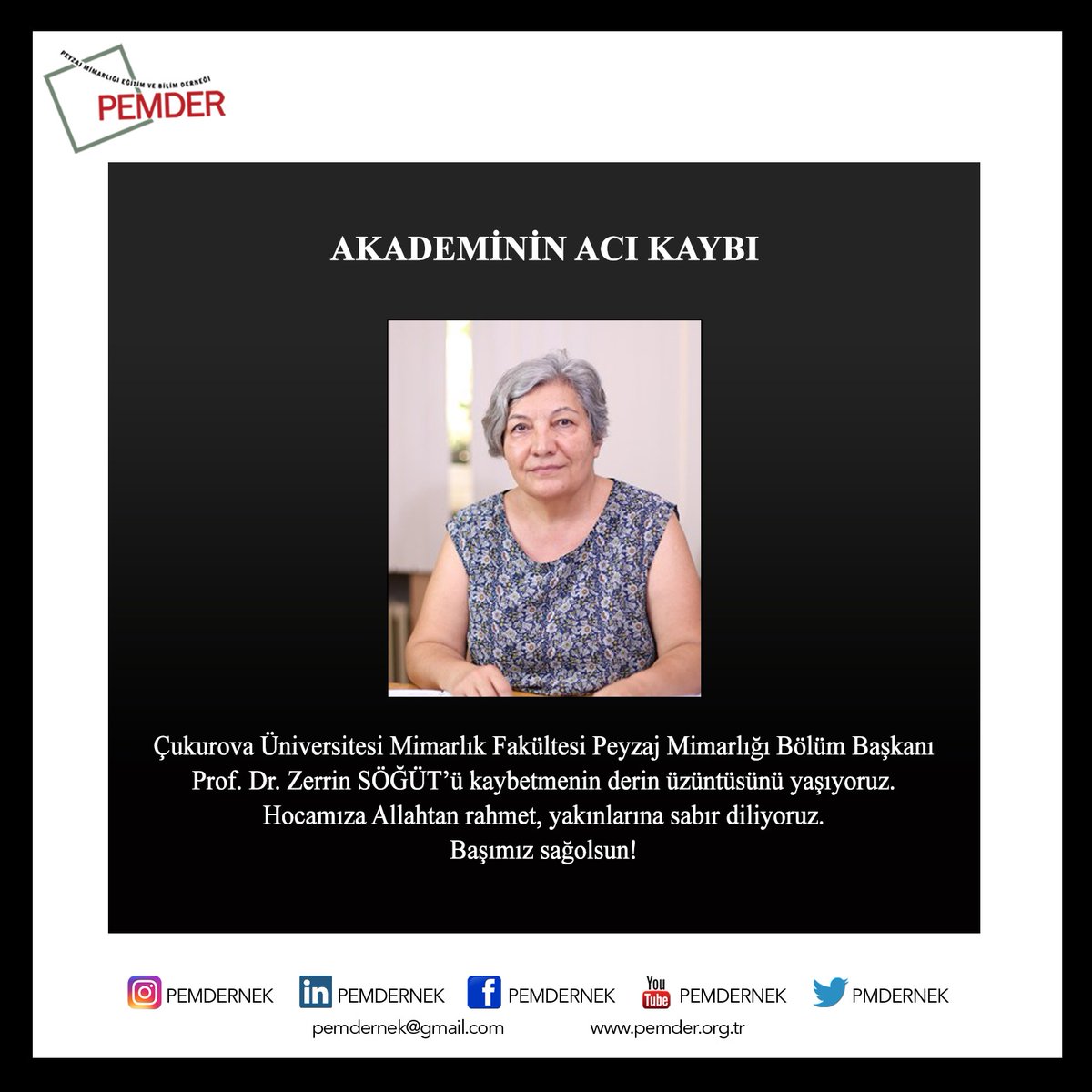 Peyzaj Mimarlığı Eğitim ve Bilim Derneği (PEMDER) (@pmdernek) on Twitter photo 