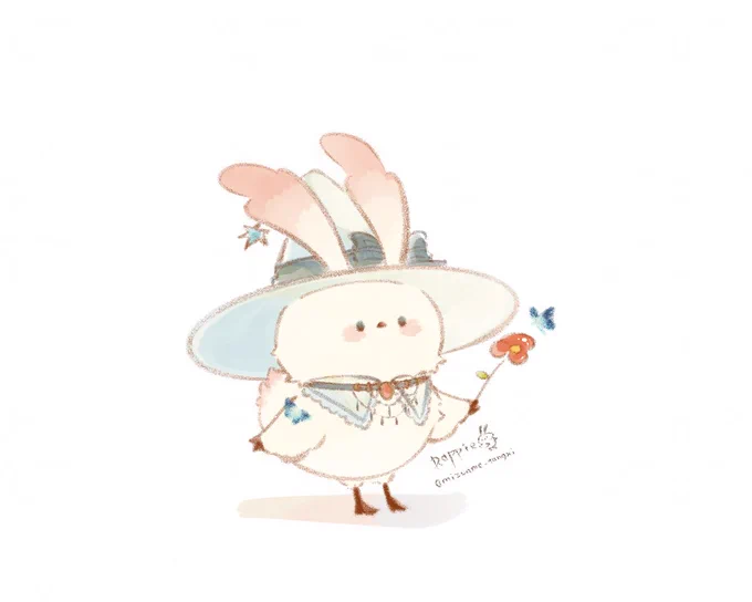 しろらっぴー (*・×・*)#PSO2NGS #ラッピー 