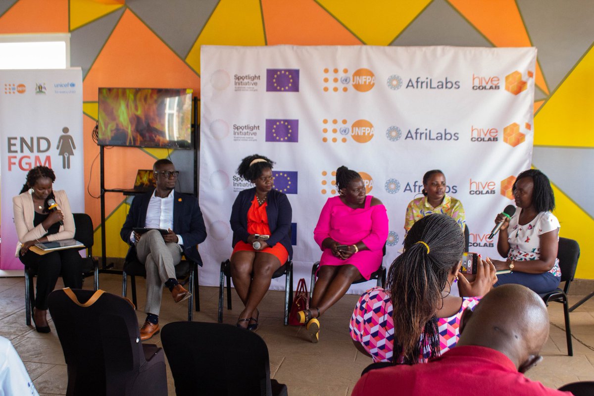 hivecolab's tweet photo. HAPPENING NOW! 🔥Fireside chat where great minds #unfpa #hivecolab #afrilab #spotlightinitiative are discussing critical issues on scaling sustainable solutions for impact. "Uniting to transform harmful social norm!"
#Healthinnovation #sustainableimpact https://t.co/p5vJctTYr8