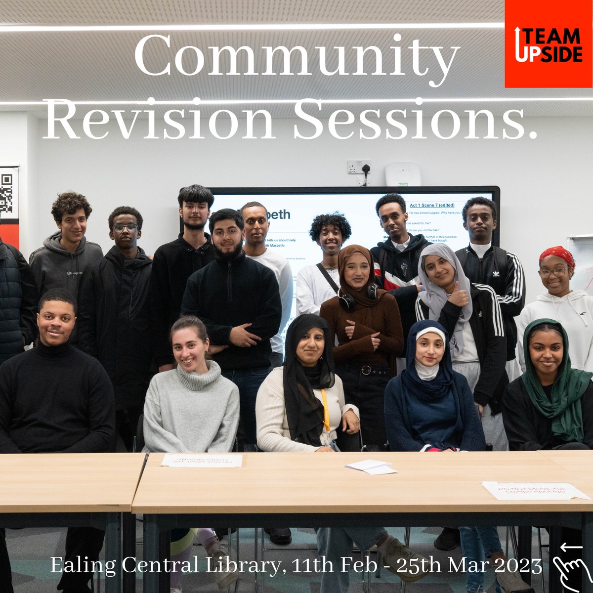 Team_UPside's tweet image. Team UPside is grateful and proud to wrap up our 7-week Community Revision Programme at Ealing Central Library 🎉

Dozens of students from the local community received weekly in-person support for their Maths GCSE, English Language GCSE, and A-Level revision preparation. 📈