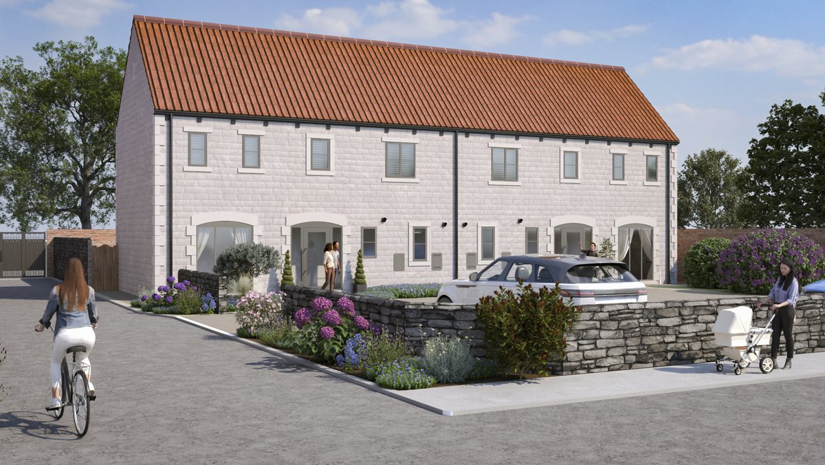 R3NDER_images's tweet image. Brand new marketing CGI of a newbuild development. These images will help our clients sell the properties off-plan and provide direction for their construction team.