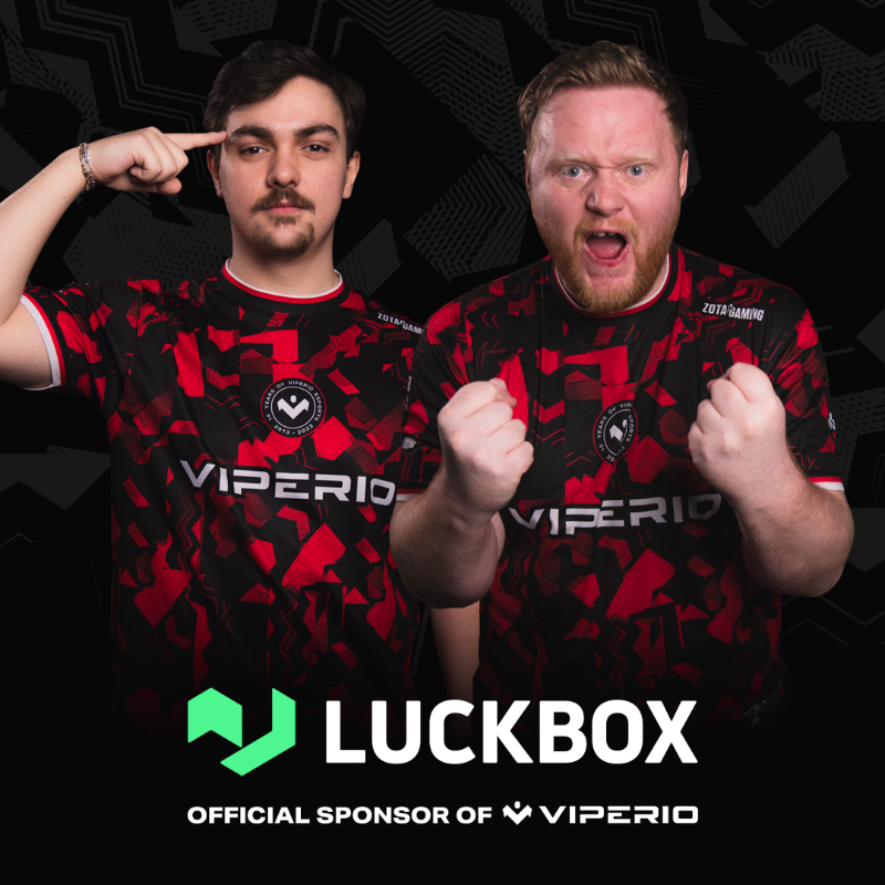 viperioesports's tweet photo. ๐ค Viperio are delighted to welcome @Luckbox as an official sponsor ahead of our run in the BLAST EU RMR in Copenhagen this April.