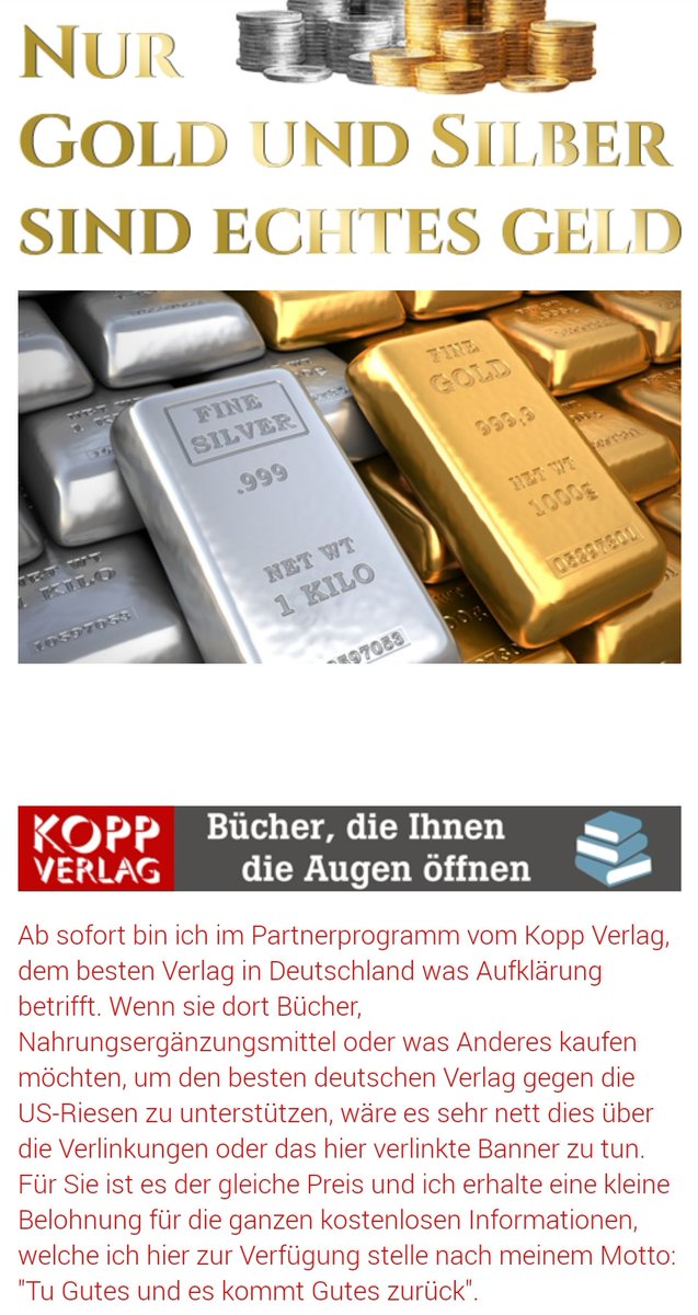 real_Bavarian's tweet image. Schieffer hier retweetet, teilt unter anderem auch #Qanon Verschwörungstheorien und wirbt für Gold als Geldanlage (Russische Desinformation zielt auch auf Destabilisierung des Finanzsystems) und wirbt für den #Kopp-Verlag, der rechtsradikale / rechtsesoterische Bücher verlegt. /2