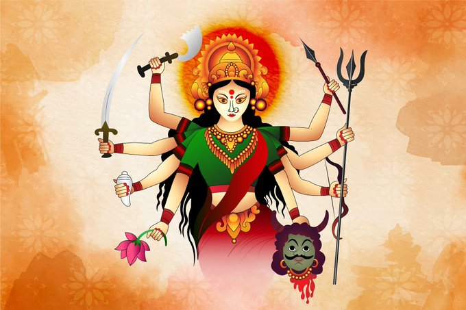 Singh1Akansha's tweet photo. ॐ ऐं ह्रीं क्लीं चामुण्डायै विच्चै ऊं कालरात्रि दैव्ये नम:।

मां अम्बे के सप्तम् स्वरूप माता कालरात्रि से यही प्रार्थना कि दुष्टों व नकारात्मक शक्तियों का विनाश कर जगत का कल्याण करें । https://t.co/btADc6zJn1