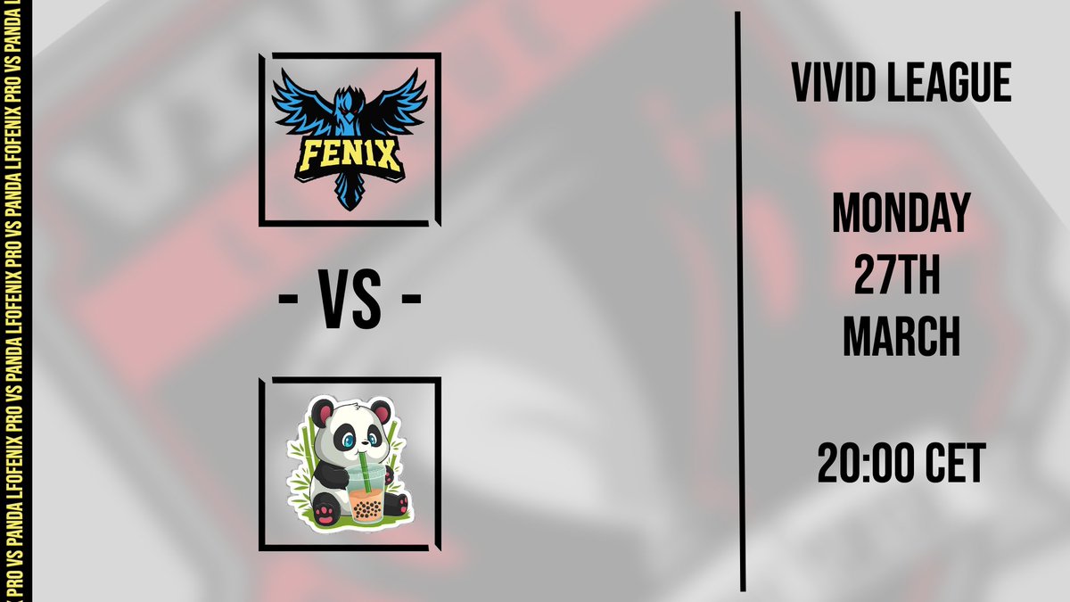 IT'S GAME DAY! 

<a href="/FenixProEsports/">Fenix Pro</a> VS #pandalfo

game will be played off stream
