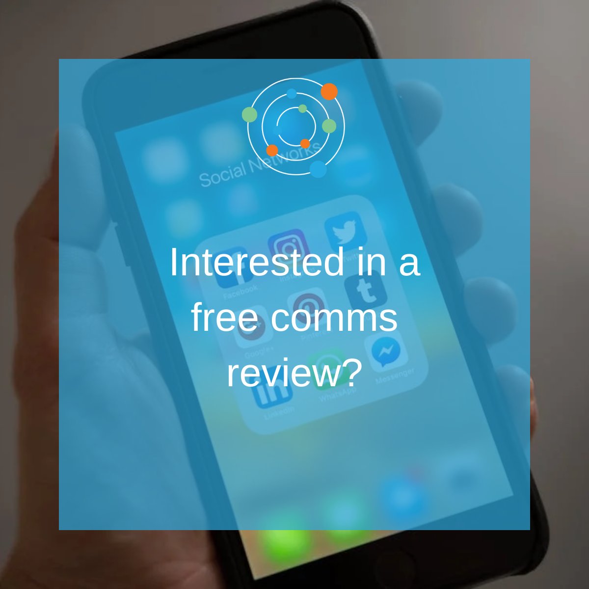 Interested in a free communications review?

Find out how we can assist in enhancing your online and social presence by getting in contact with us now.

Click here to find out more: bit.ly/3y0Qp2i 

#FreeCommsReview
