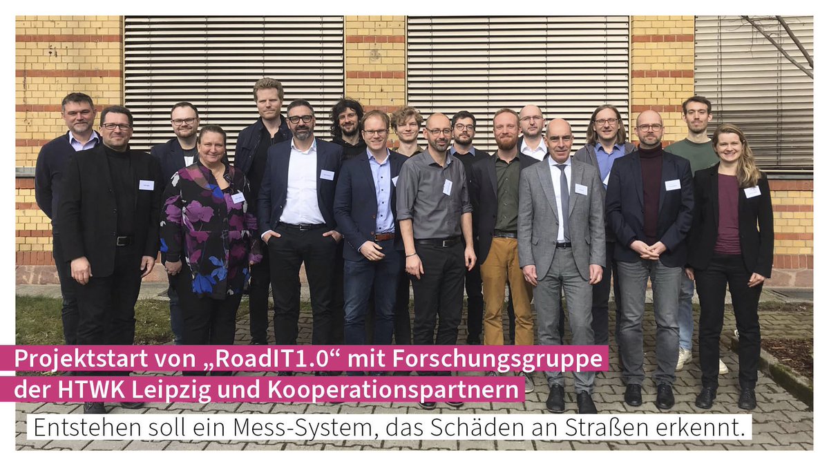 Straßen gezielter sanieren? – Im neuen Projekt „RoadIT1.0“ entwickeln Forschende der HTWK Leipzig mit Kooperationspartnern wie der <a href="/tudresden_de/">TU Dresden</a> ein Messsystem, das #Schäden an #Straßen erkennt und damit die #Sanierung unterstützen kann. Zur News: htwk-leipzig.de/forschen/aktue…