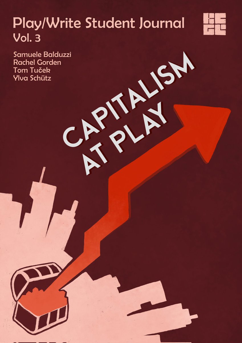 GamesAAU's tweet photo. Hello everyone!
You can now read the latest issue of the #KCGL’s Play/Write Student Journal here: https://t.co/LcywaohxX0
This issue includes 6 papers by both GSE and non-GSE authors about #Capitalism and #videogames 🤑
Enjoy reading!
Cover art by @NickNoobles
#gamestudies https://t.co/PnhiHtTHBI
