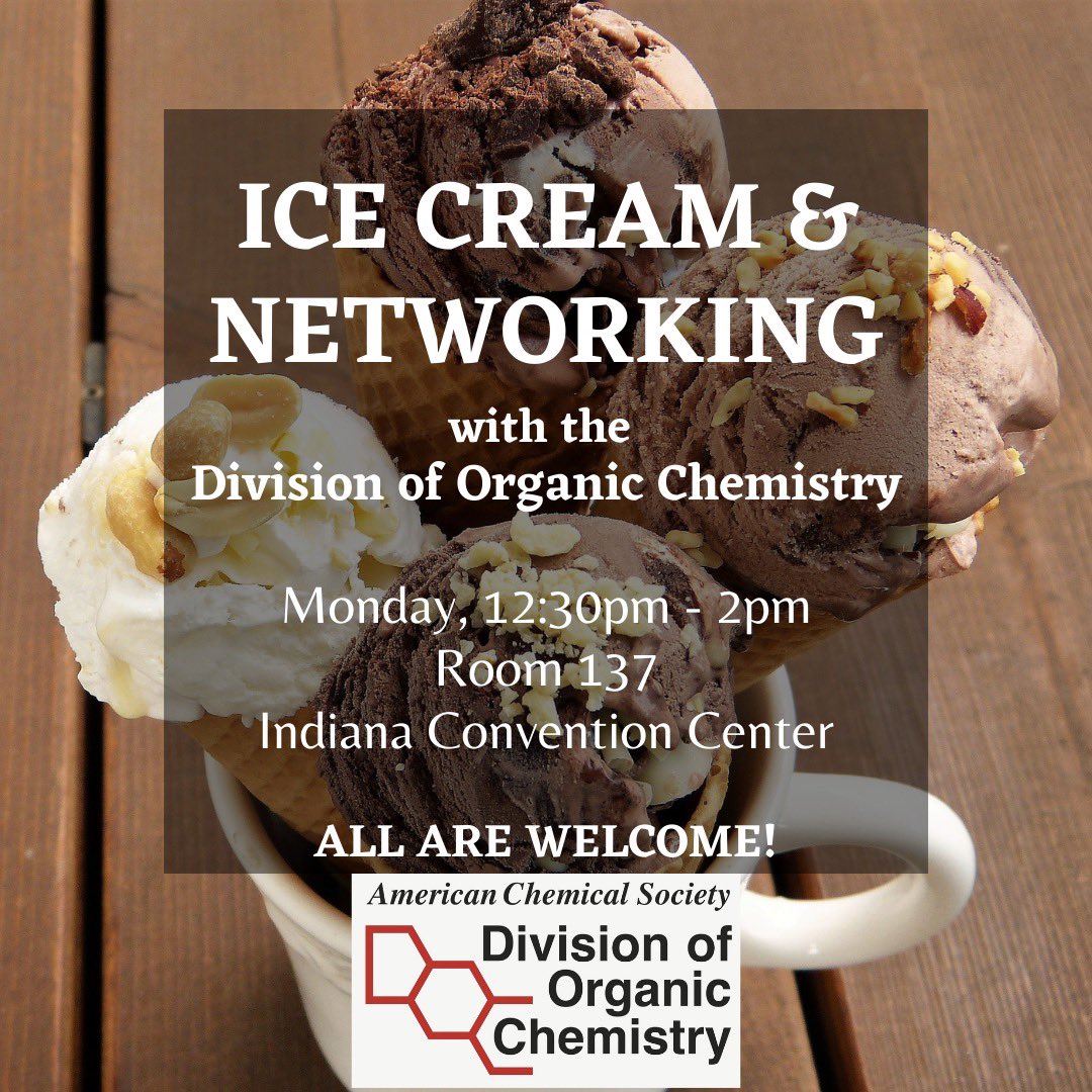 McLaughlin Lab (@mclaughlinlab) on Twitter photo Hey <a href="/ACSorganic/">ACS Organic Division</a> - stop by CC room 137 for a sweet treat and some networking and social time. Drop in between 12:30 & 2pm TODAY! #ACSSpring2023 Hey <a href="/ACSorganic/">ACS Organic Division</a> - stop by CC room 137 for a sweet treat and some networking and social time. Drop in between 12:30 & 2pm TODAY! #ACSSpring2023