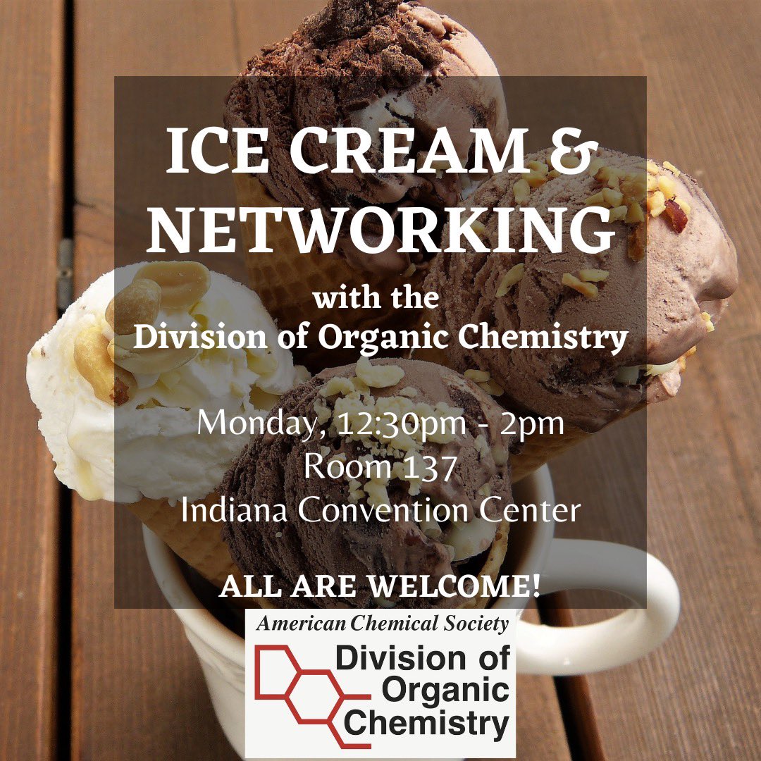 Hey @ACSorganic - stop by CC room 137 for a sweet treat and some networking and social time. Drop in between 12:30 & 2pm TODAY! #ACSSpring2023