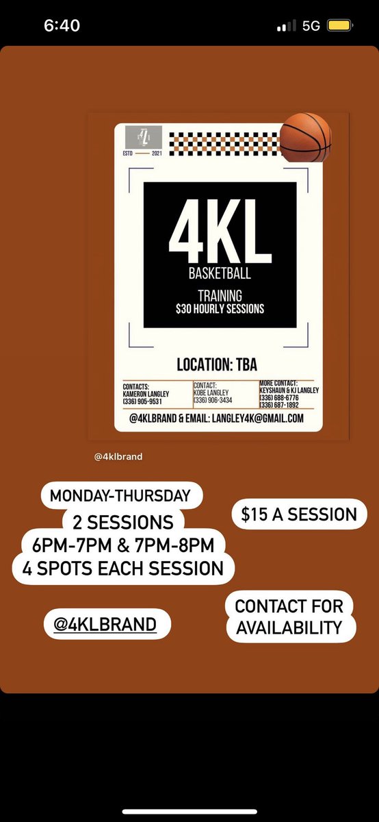 4klBrand's tweet photo. Evening Sessions through the week. Contact us for Availability #4KL https://t.co/LtTETn8iKV