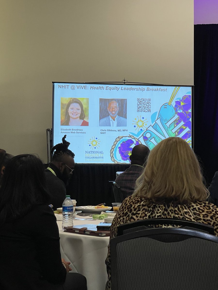 #VIVE23 very interesting session about ⁦<a href="/NHITunderserved/">NHIT</a>⁩ Data Fusion Centre which is a social determinants data base for the US #Data #Digitalhealth Information is key to change, policy and health improvements ⁦<a href="/ECHAlliance/">Global Health Connector</a>⁩ ⁦<a href="/TheDHSociety/">The Digital Health Society</a>⁩