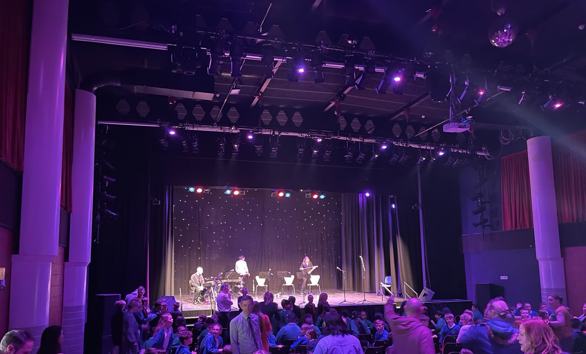 Performance Day @powtheatre for all the schools and children who have taken part in ‘Create’ with @MancCamerata today. This year, the project is based on #matilda @tmpartnership @StokeCMS @TelfordMusic