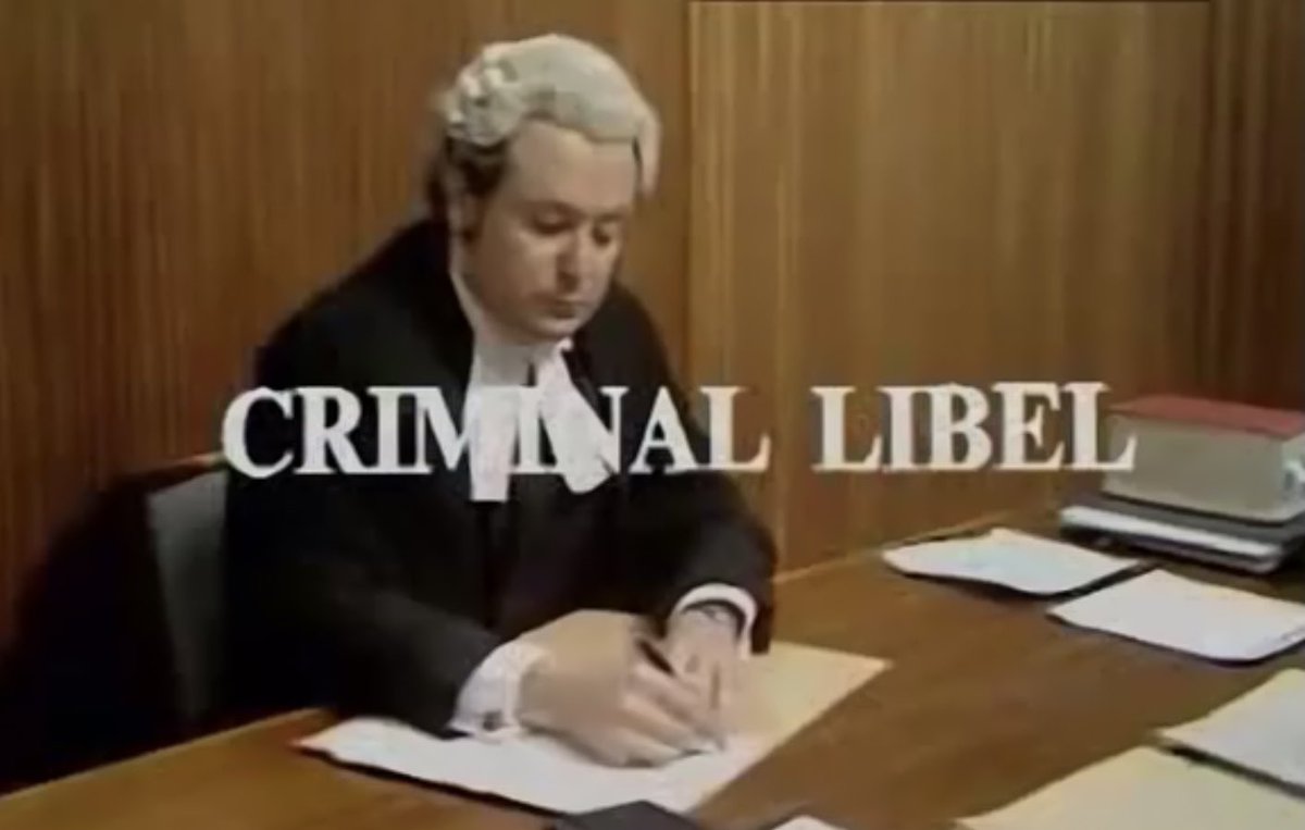 SaveRedlandLibr's tweet photo. 2:30pm TODAY on @TalkingPicsTV
From 1972, s1 Case 12 part 1 (of 3) of #CourtroomDrama #CrownCourt “Criminal Libel: Regina v Maitland: Part 1” directed by #GerryMill & written by #PeterWildeblood
🌟#BernardGallagher #NeilSeiler #RichardWarner #CharlesKeating #BernardArchard https://t.co/Jy0tPWxqf5