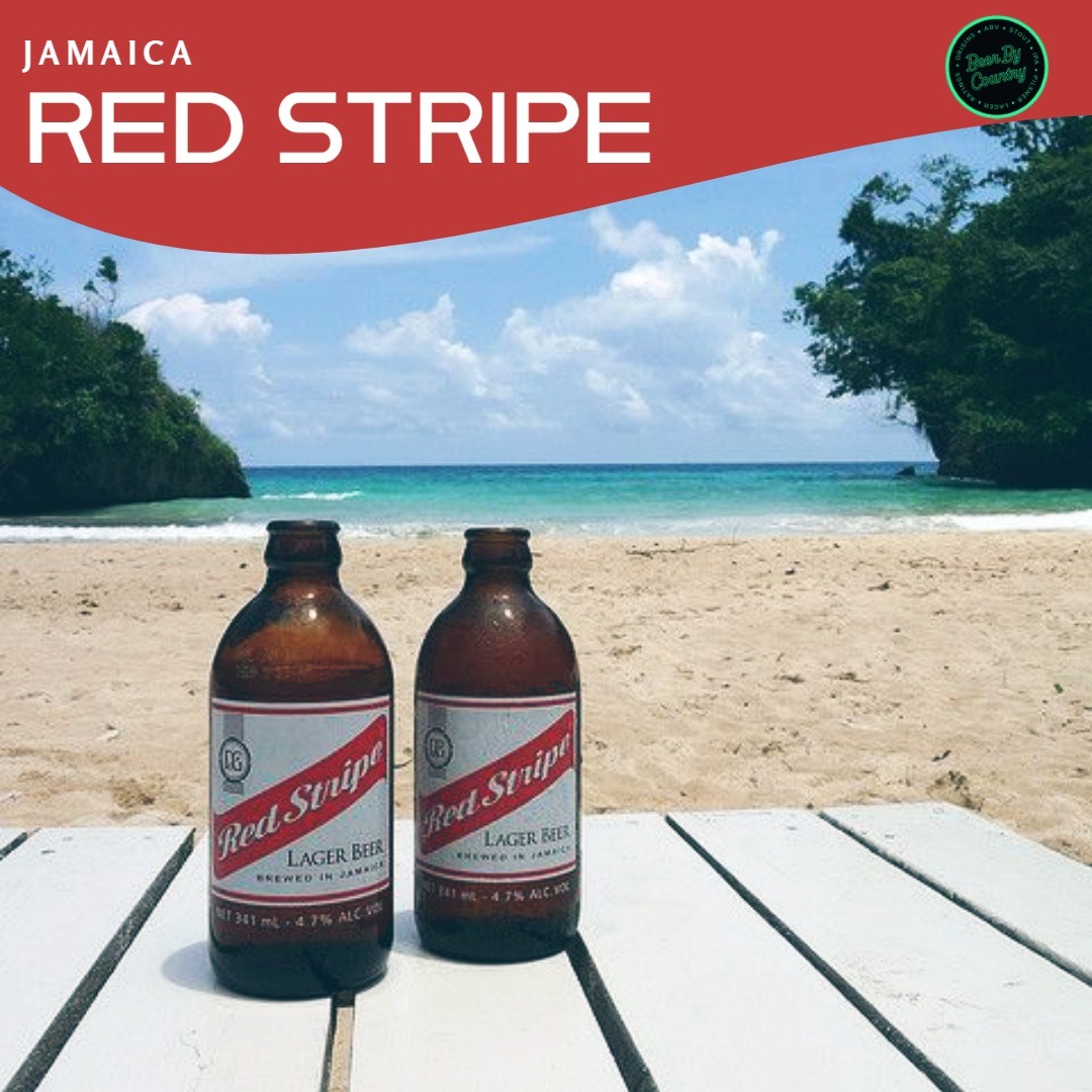 📍 Jamaica 🇯🇲 🍺 Red Stripe Lager 🍺