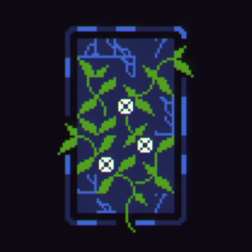 _j4nw's tweet image. 42/111 creeping plant
#pixel_dailies @Pixel_Dailies
#playscii #mrmotext #textmode #pixelart