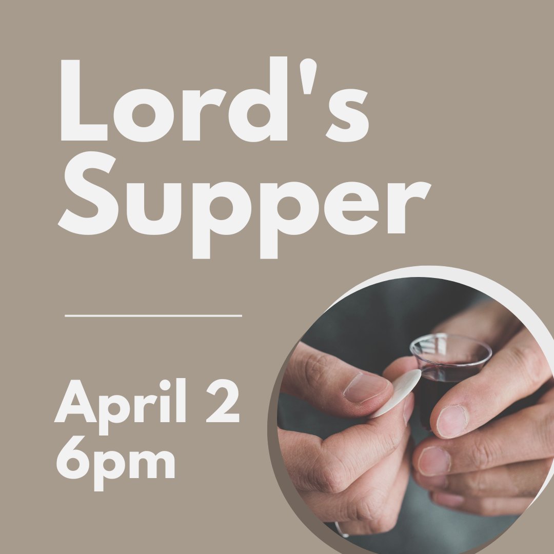 FBCArnold's tweet photo. Join us this Sunday evening at 6pm as we partake in the Lord's Supper.  We hope to see you and your family there as we take the time to remember the sacrifice Jesus made for us. https://t.co/ujl3G22lq2