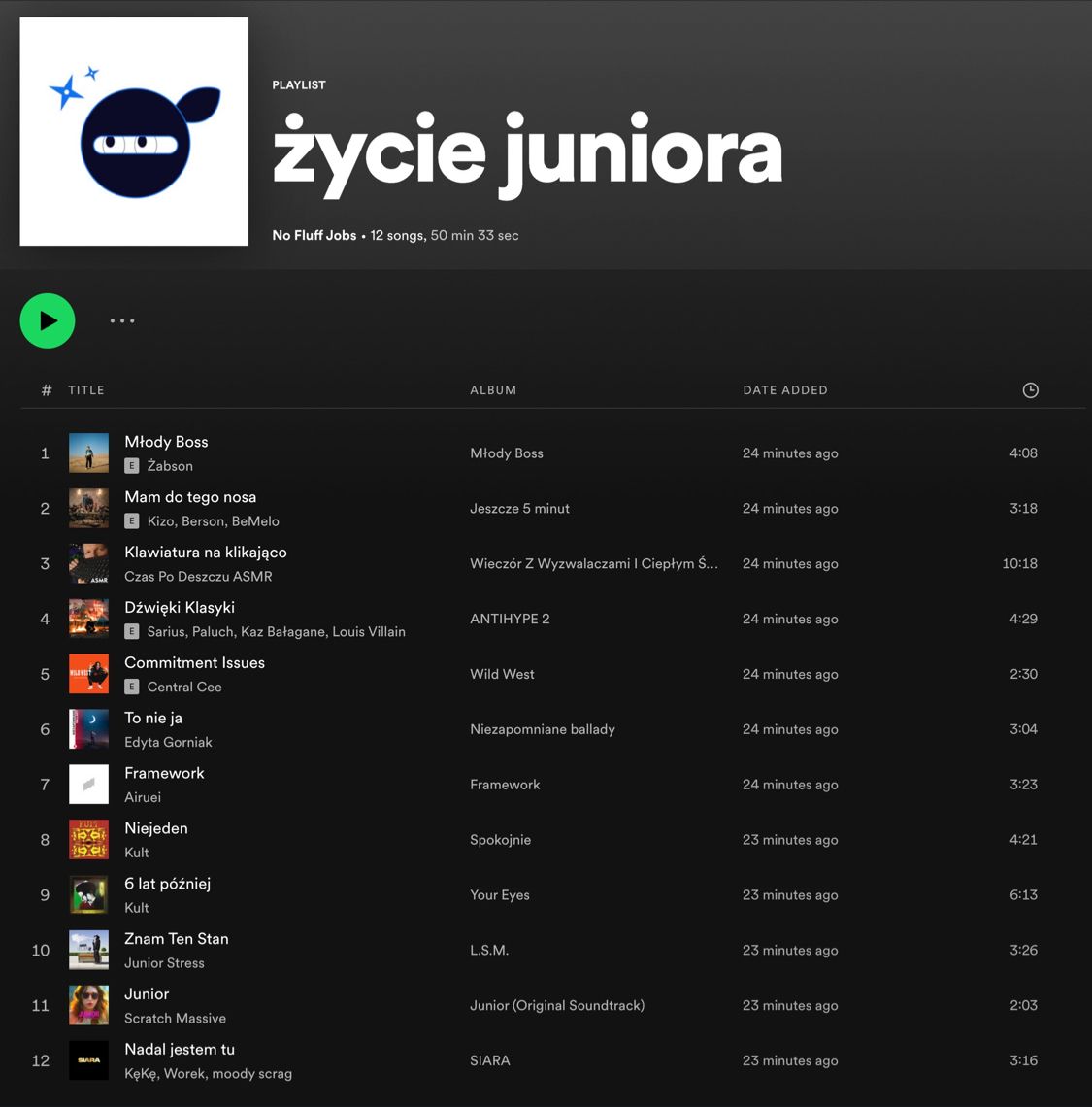 nofluffjobs's tweet image. #PiątkowaPlaylista #JuniorDev