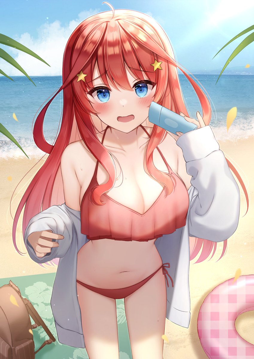 Caleb HernandezさんがTwitterに投稿した中野五月(五等分の花嫁)のイラスト。
