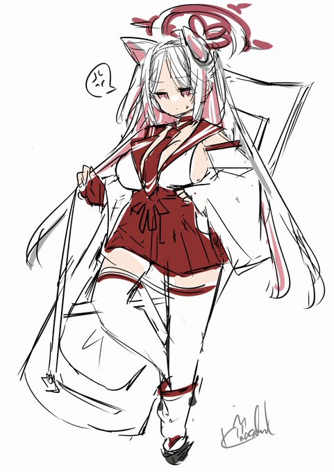 もはやぼくではなく好き要素集めたキャラデザ的な何かに感じた・・ https://t.co/C4M9Bo2GMN 