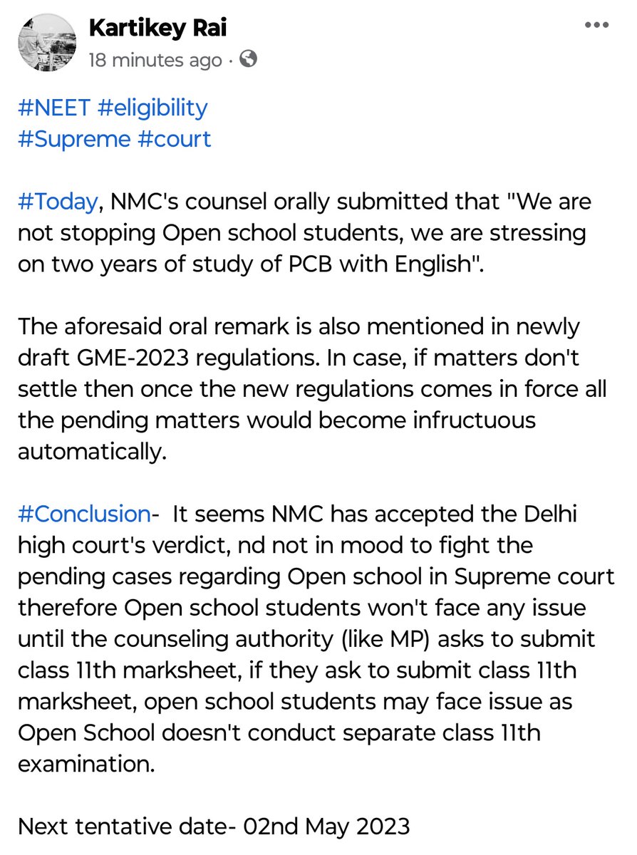 hi_me_kartikey's tweet image. #NEET
#OpenSchool
#PvtCandidate
#Eligibility
#SupremeCourt