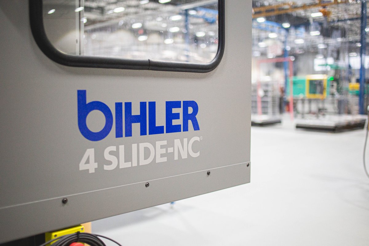BihlerNJ's tweet photo. Bihler 4 SLIDE-NC machines take four-slide manufacturing and metal forming &amp; stamping technology to a new level of efficiency, reliability, performance and productivity. https://t.co/Mrjn4qZ85H