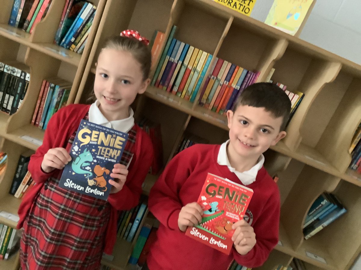 <a href="/GPSHolly/">Gillibrand Holly Class</a> loved reading ‘Genie and Teeny Make A Wish’ for whole class guided reading so much, they’ve voted for book two as next half term’s class novel! @StevenLenton <a href="/Gillibrand_Sch/">Gillibrand Primary School</a> <a href="/gillhead25/">Ashley Clayton 🙋🏻‍♀️</a>