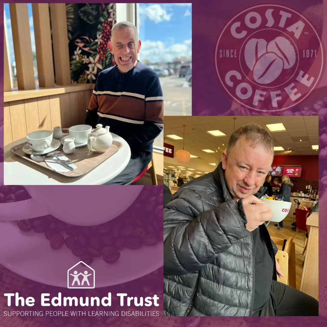 TheEdmundTrust's tweet photo. Here are Colin and David enjoying a lovely Tea &amp; Coffee at Costa

#costa #coffee #tea #drinks #drink #trip #tripout #costacoffee #perfecttea #perfectcoffee https://t.co/RUXLjvvdvV