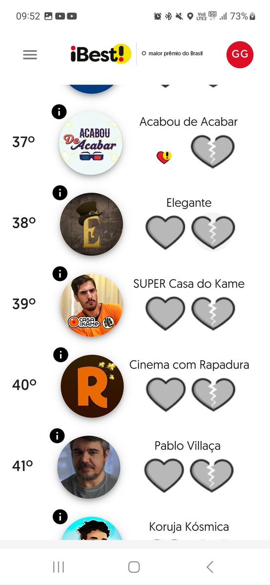 cinemagaspar's tweet photo. Pessoal!! Acabei de descobrir que meu canal "Acabou de Acabar" foi pré-selecionado para disputar o prêmio @PremioiBest 🫢🍿😆

Tem muita gente boa e amigos ótimos na disputa... mas se vcs puderem dar uma moral pro nosso canal, ficaria MUITO FELIZ! https://t.co/rq56kVvNl3