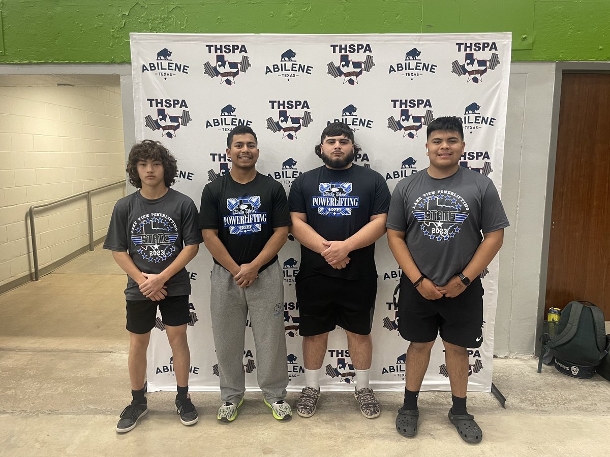 LakeViewPL1's tweet photo. Congratulations to our boys who competed at the State Powerlifting Championships on Friday! Proud of all the hard work and dedication you have put into this sport! The results are:

Ethan Packard 15th
Ian Cortez 5th
Alex Alcantar 16th
Juan Ortiz 3rd
#NorthSidePride https://t.co/JBqcTEUUqh