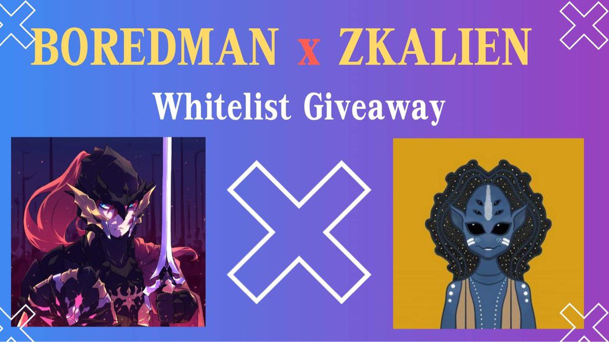 Bored Man x ZKALIEN
.
5 WL giveaway 
-follow @zkalien 
-follow <a href="/BoredMan__/">Bored Man</a> 
-retweet 
End 24 hours
.
Let’s go. Let’s moon on ZK 💀👍🎊🎊