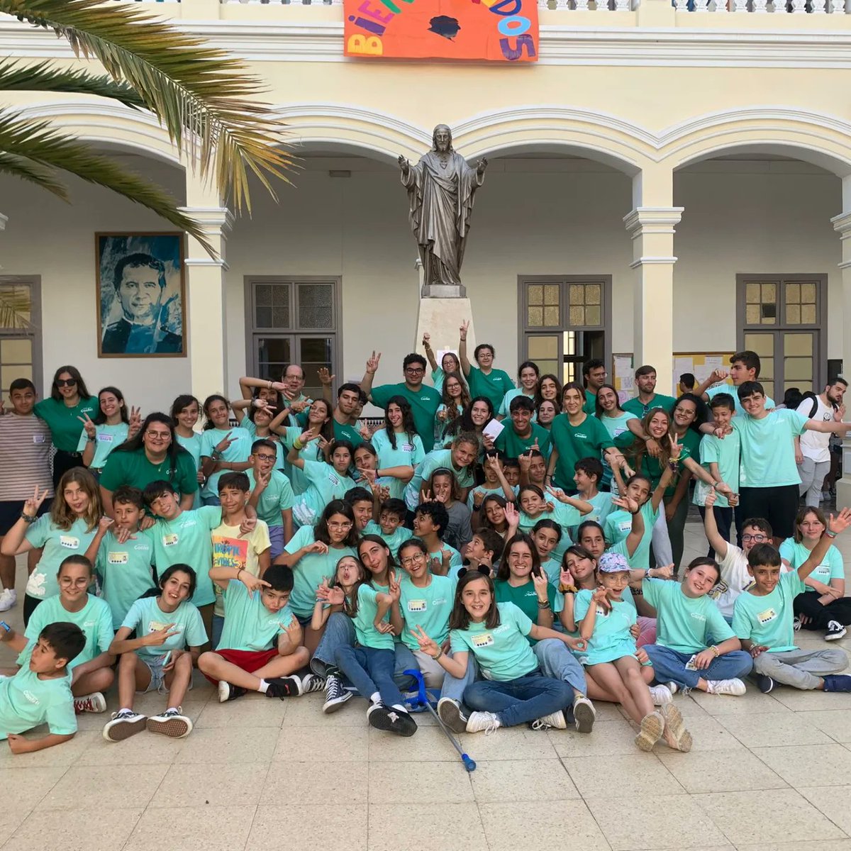 salesianoslpa's tweet photo. El pasado sábado y dentro de la programación del centenario de nuestra casa salesiana, vivimos una gran jornada de convivencia en el "Encuentro de Grupos de Fe" de los Centros Juveniles de Canarias. 
#AbrimosCaminos
@SalesianosSMX 
@cjconfeti https://t.co/lQ4jy8CRZQ