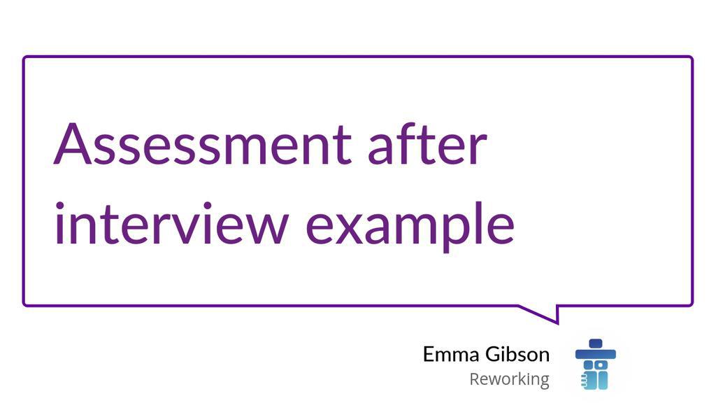 Reworking_App's tweet image. When you have many positive candidates to choose from, a post-interview assessment can help you narrow down candidates and find the candidate for best fit.

Read more 👉 lttr.ai/4dET

#Interviewexample