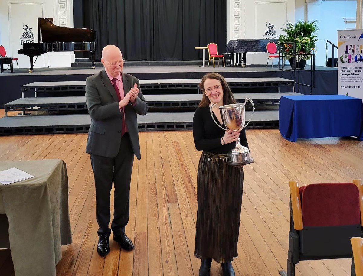 CuoreChoir's tweet photo. We're still on a high after our 1st visit to @ Feis Ceoil yesterday and 1st prizes in Mixed Voice and Corn Hardebec! We also won the Oliver Hynes award for best performance of a piece in Irish.
Congratulations to all the worthy competitors and winners: https://t.co/QuqfM2D1pz https://t.co/kPJRSR9JuE