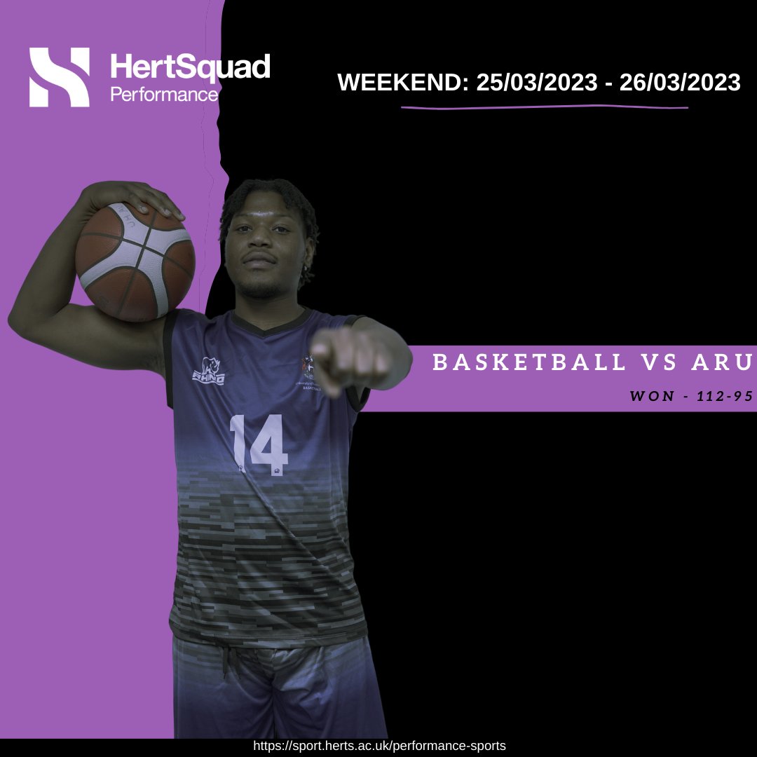 hertsquadperformance (@hertsquadperf) on Twitter photo π | Our results from the weekend.
Our Basketball first team, who compete in <a href="/NBLengland/">NBL</a> Division Three as well as BUCS, beat ARU on Sunday to finish as runners-up with a 15-3 record. On to the playoffs! π
#GoHerts π | Our results from the weekend.
Our Basketball first team, who compete in <a href="/NBLengland/">NBL</a> Division Three as well as BUCS, beat ARU on Sunday to finish as runners-up with a 15-3 record. On to the playoffs! π
#GoHerts