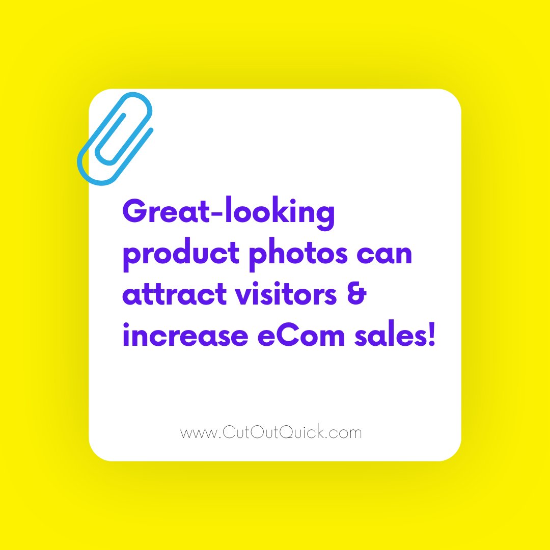 CutOutQuick's tweet image. Investing in high-quality product #photography &amp;amp; #product photo editing/optimization can help you increase #conversions, build trust with your customers, and enhance the overall #customer experience, leading to increased #sales and long-term success for your #eCommerce #business!