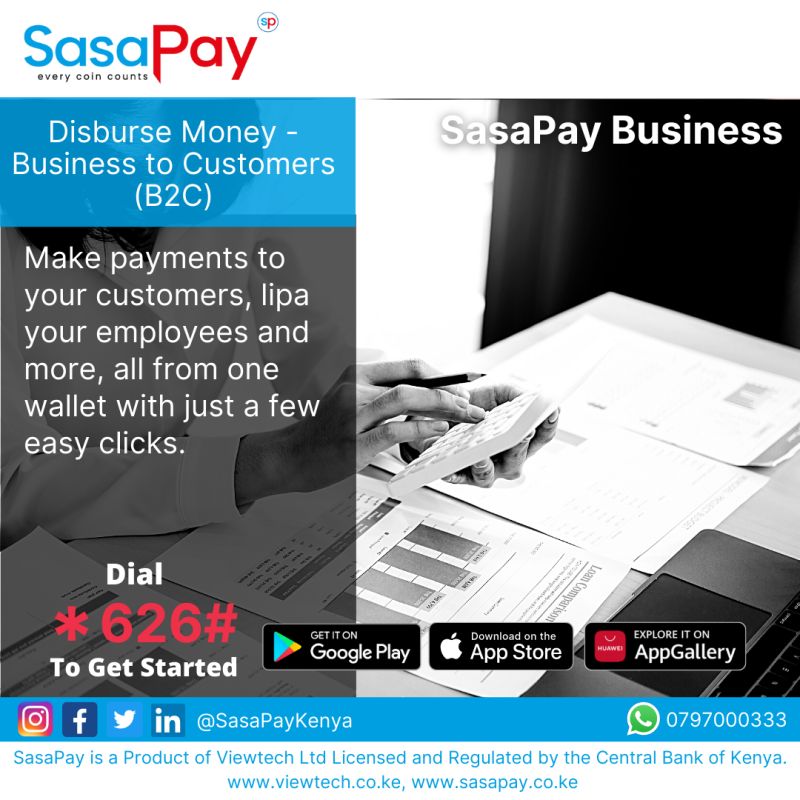 BD_Africa's tweet photo. SPONSORED: Make payments conveniently using the SasaPay App. Dial *626# to get started 
#EveryCoinCounts

https://t.co/UNzO67mlgY https://t.co/gqUSv5rkR2