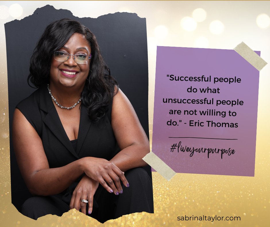 TheMPACTLife's tweet image. #MondayMotivation 
"Successful people do what unsuccessful people are not willing to do." - Eric Thomas

#liveyourpurpose #womenbusinessowners #solopreneurs  #servicebasedprofessionals #mpactlife