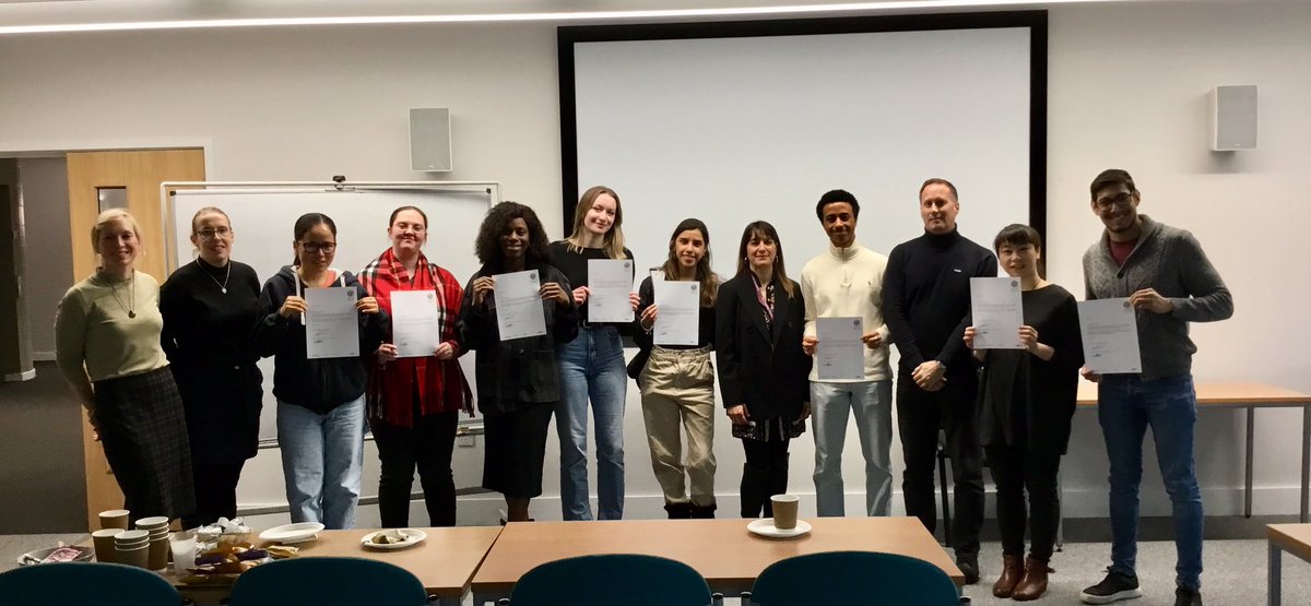 Thank you to our language volunteers for running the conversation workshops in Spanish, French, Italian, German, Arabic and Mandarin! 🌎Last week we got together for lunch, and Eliot Wright, the director of the Language Centre, presented them with reference letters. <a href="/edgehill/">Edge Hill University</a>