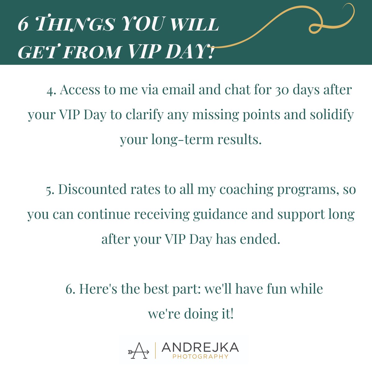 AndrejkaH's tweet photo. My newest announcement is.. My VIP Day for ALL Of You Amazing Photographers Who Want Immediate Results In Just ONE DAY!

Branding is JUST ONE of the many options you can have with your VIP day!

Check out 6 major takeaways from our VIP Day. Sign up here: https://t.co/a7k5j73M15 https://t.co/Tx8tpd4CoL