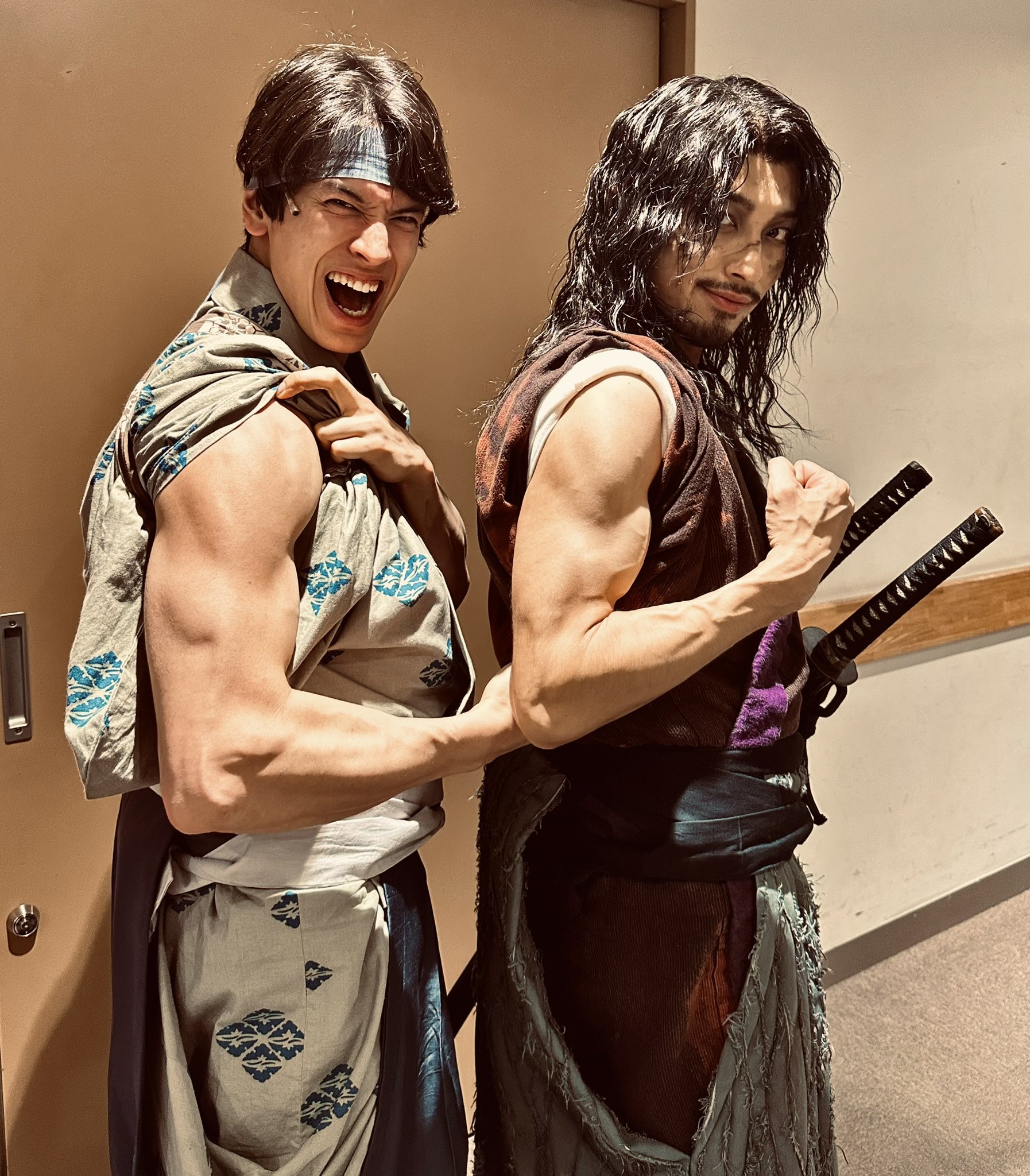 舞台『巌流島』宮本武蔵役・横浜流星＆佐々木小次郎役・中村隼人
