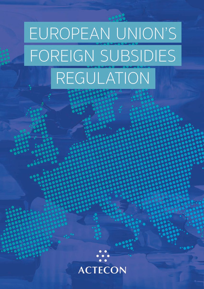 EC's recent Foreign Subsidies Regulation (FSR) allows EC to review subsidies granted by non-European Union (EU) states to companies operating in the EU. For further information, please check our infographic: bit.ly/3K8pjxd
#eu #ec #foreignsubsidies #fsr #regulations