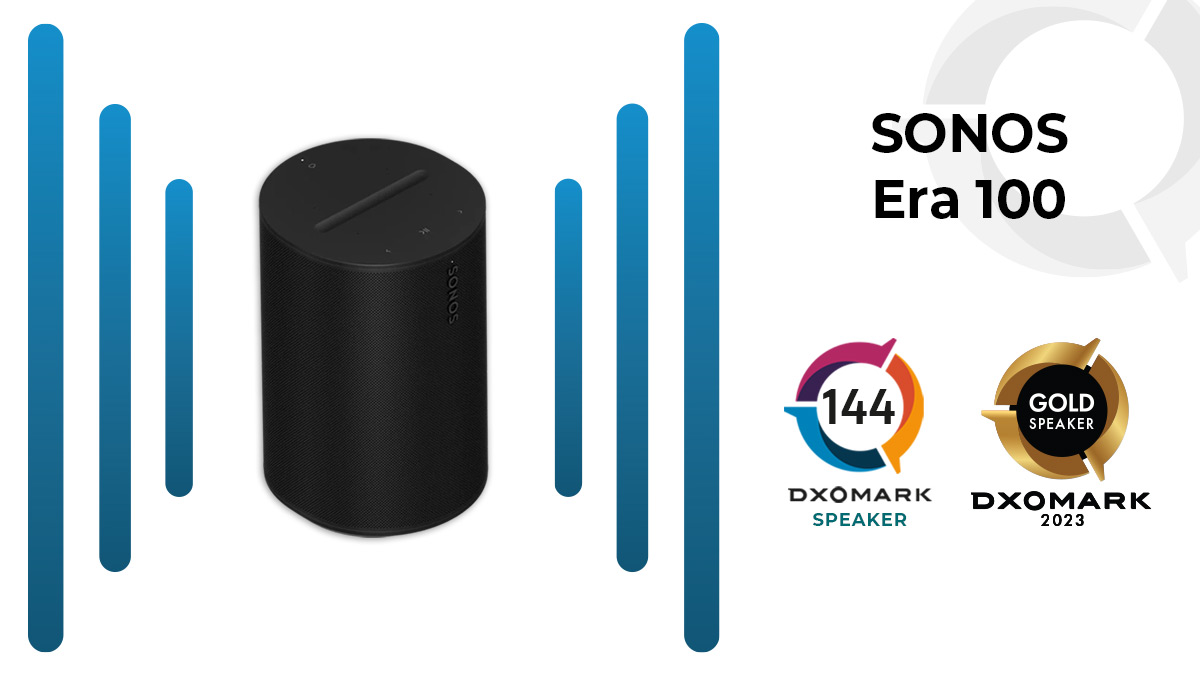 The @Sonos #Era100 was a particularly well-rounded speaker, delivering great performance in all use-cases. It received a #DXOMARK gold label, with a score of 144! 🥇 

🔥 The product review: dxomark.com/sonos-era-100-…