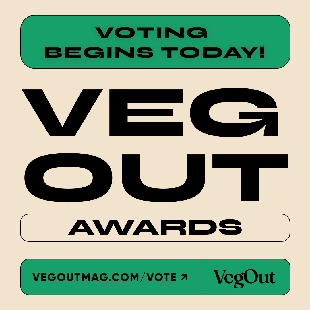 vegoutmagazine's tweet photo. It’s official! 💁‍♀�� Voting for the 2023 VegOut Awards starts TODAY! 🎉 Go to https://t.co/cdHP2VR19w to make your picks and show your vegan spots &amp; chefs some love. 🫶 https://t.co/96lcpJRpFr