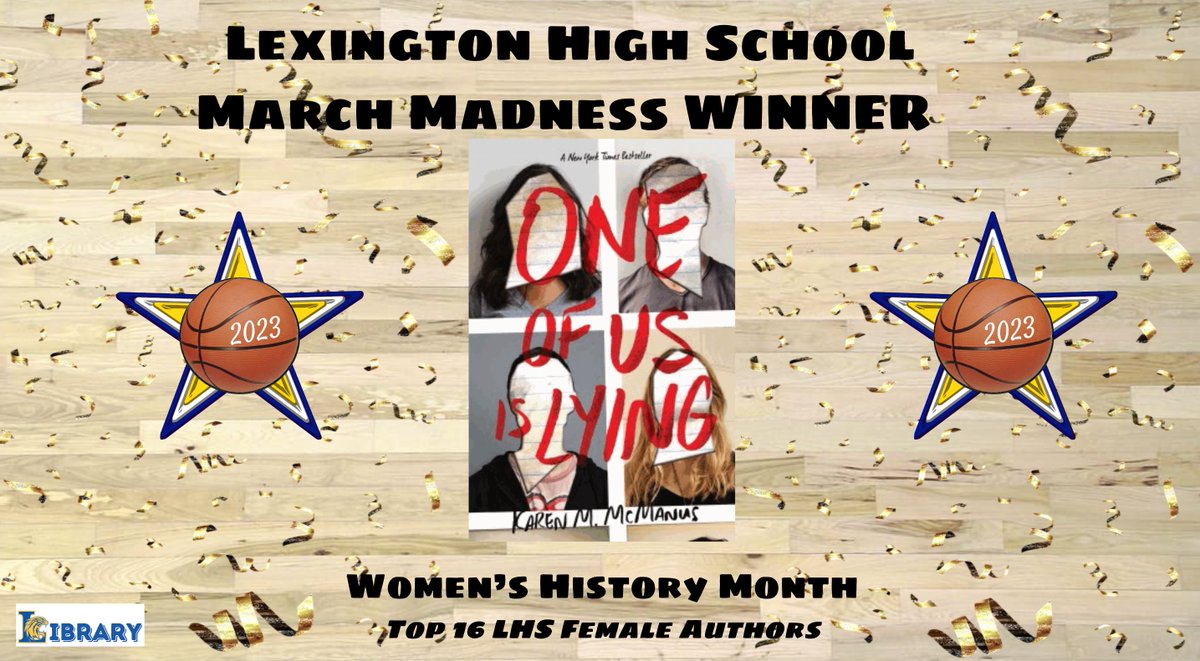 2023 LHS Library March Madness Winner! Several copies and formats are available! #Lex1Literacy bit.ly/40hlewr