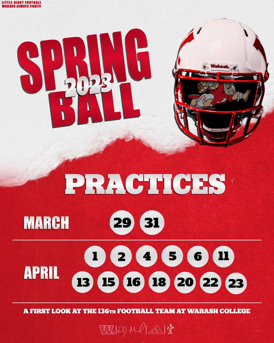 WabashFB's tweet photo. It’s about that time 🗓️ 

#WAF https://t.co/opCK0UWav9