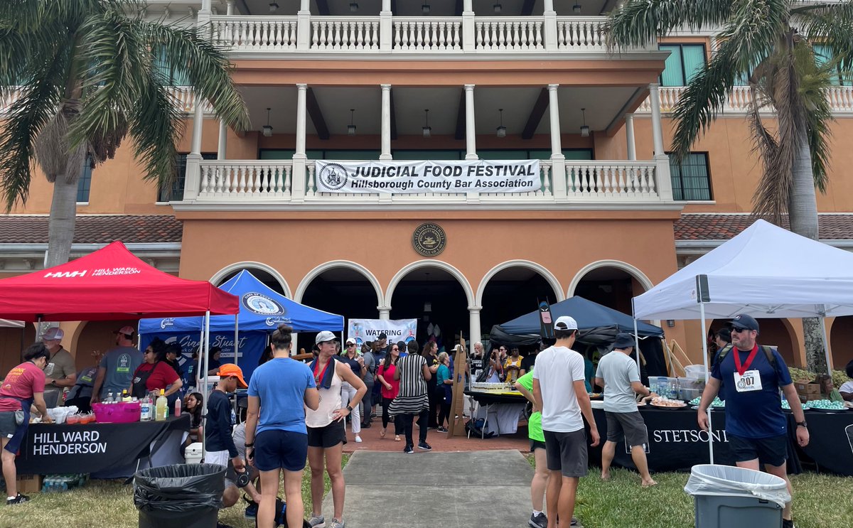 13thCourtFL's tweet image. Beautiful weather Saturday for the 14th Annual 
@HCBATampaBay Pro Bono River Run, held on the Tampa Riverwalk, and the 19th Annual Judicial Food Festival. Both events support pro bono legal services in Hillsborough County. Team #RunningforJustice looked very impressive! #13Strong