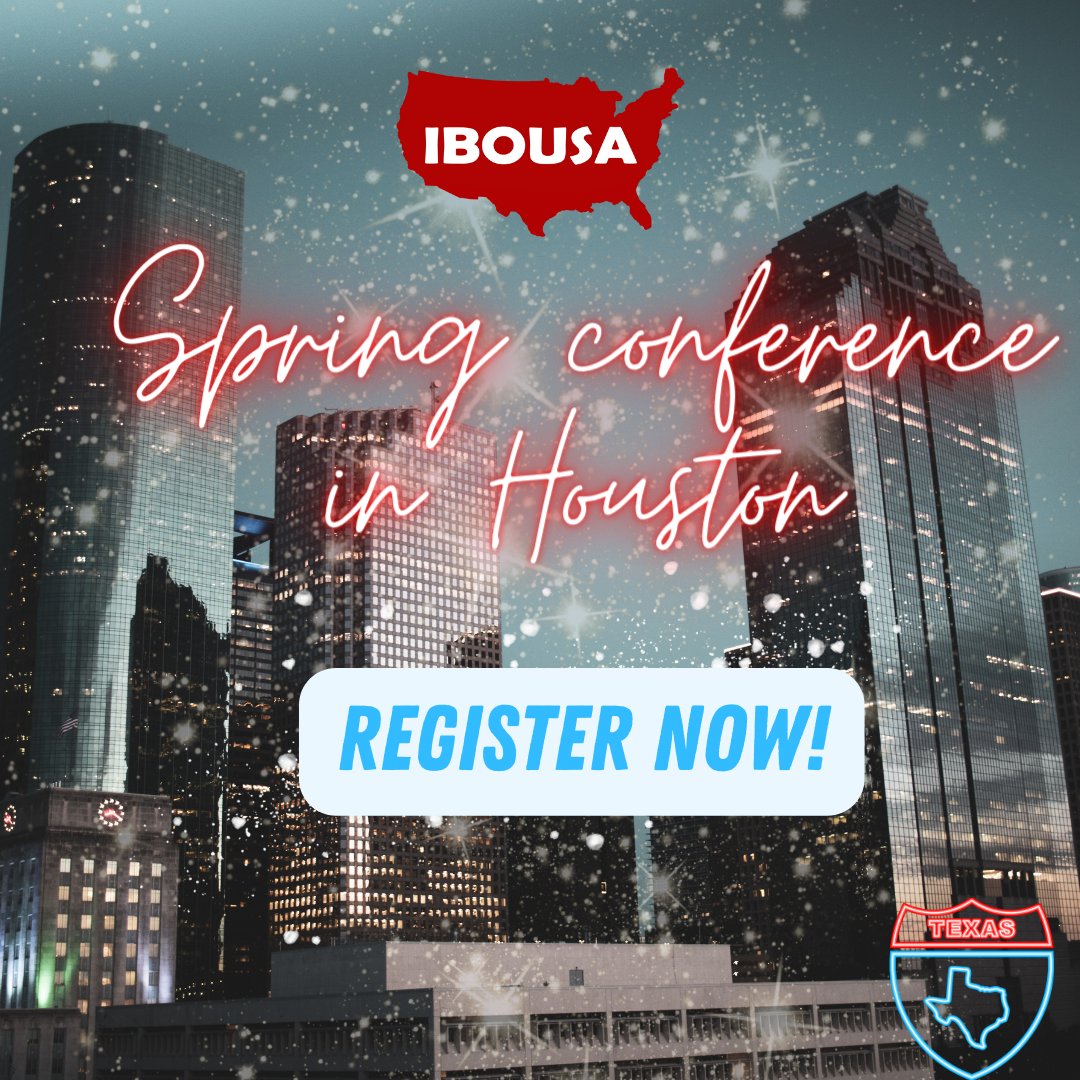 IBO's Spring conference is rapidly approaching in just 22 days! With that being said, our regular conference registration rates will end on 4/2/23, anyone registering after will incur a higher rate for last-minute registrations. Reach out to Tara@ibousa if you have any questions!