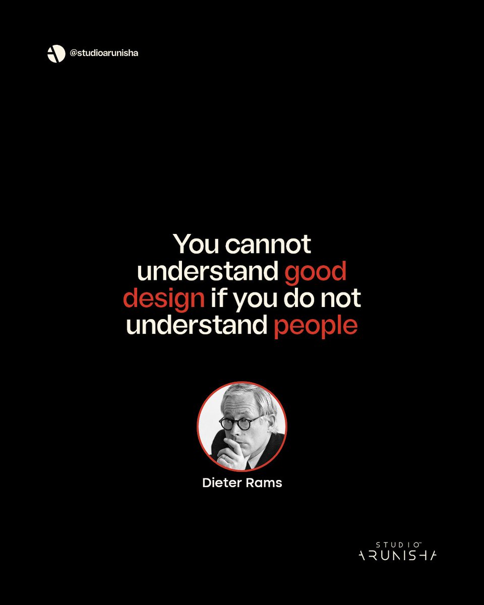 studioarunisha's tweet image. Understanding people is essential to creating effective designs because every design should aim to solve a problem that people are experiencing. 

 #studioarunisha #visualdesignstudio
#mondaymotivation