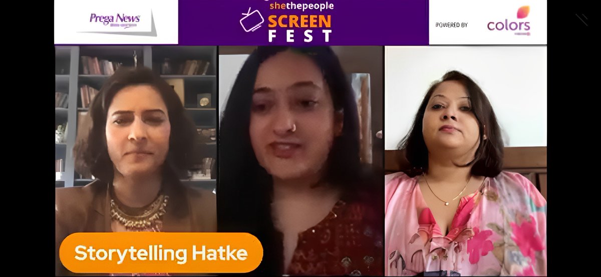 SheThePeople's tweet photo. Screenwriter @ishita_moitra talked about how OTT has been a game changer for women in the film industry, at #ScreenFest
Missed it? No worries. Watch it here: https://t.co/H7f9CRID3G https://t.co/F5DGICv7aS